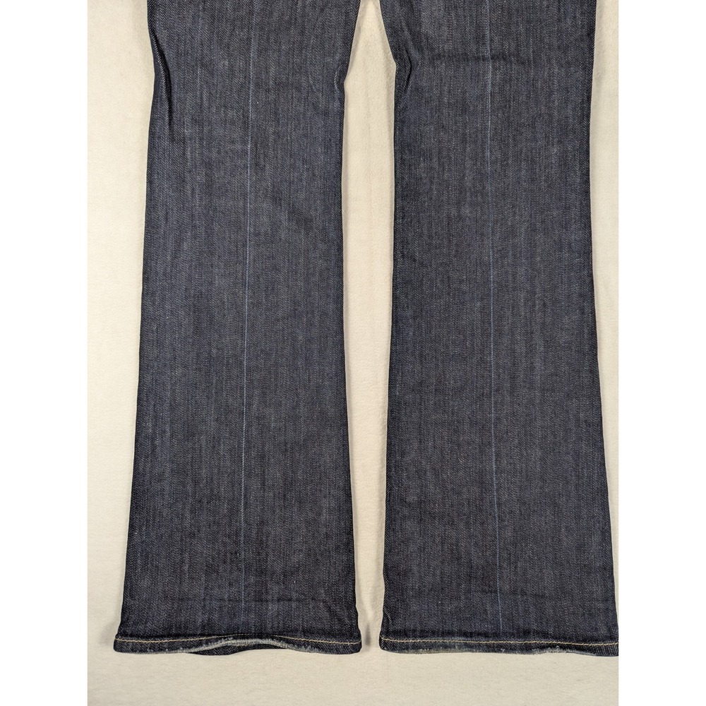 7 For All Mankind Original Bootcut Dark Blue Womens Jeans Size 26 - Picture 6 of 7